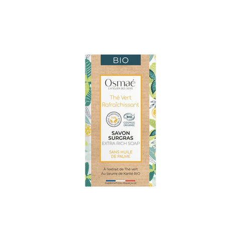 OSMAE Delikatna kostka myjąca Zielona Herbata BIO 150 g