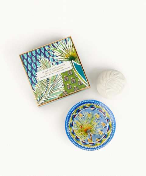 Fragonard SANTAL CARDAMOME Mydło 150 g i mydelniczka