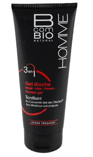 Osmae BcomBIO Homme Tonizujący żel pod prysznic 3w1 200 ml
